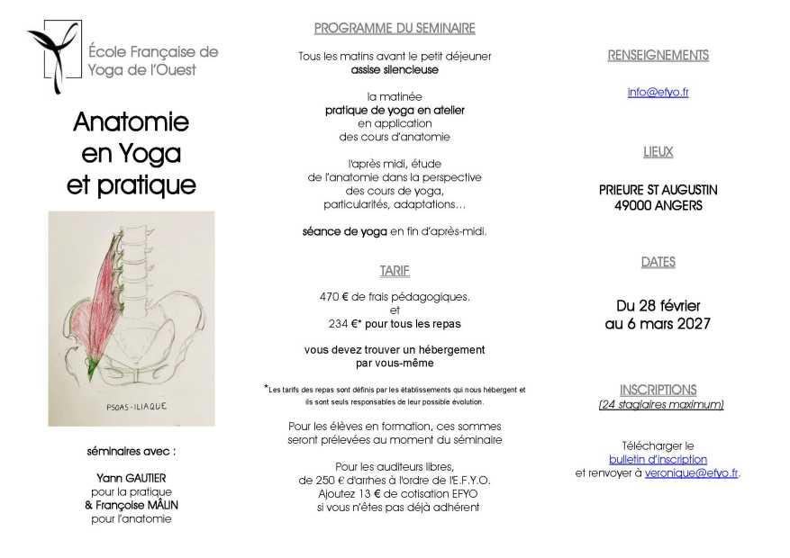 d�pliant du stage